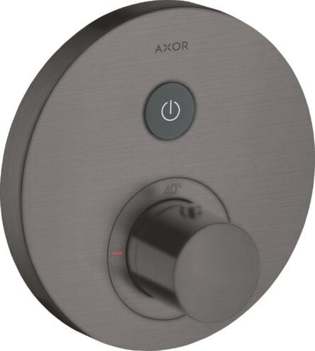 AXOR SHOWERCOLLECTION BANYO BATARYASI TERMOSTATIK 1 CIKIS TERMOTAT  MAT SIYAH KROM 36722340