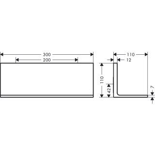 AXOR UNIVERSAL RAF 300 MAT BRONZ 42644140
