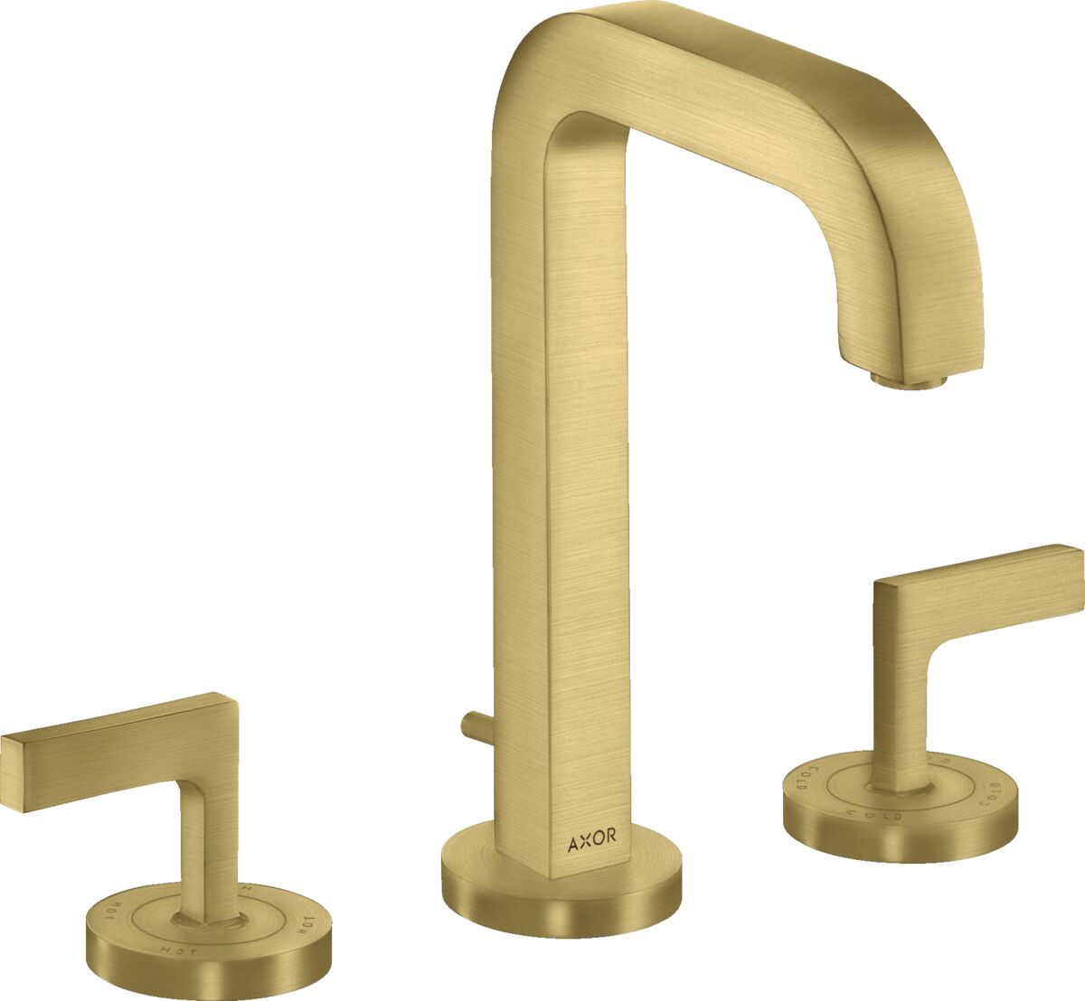 AXOR CITTERIO 3-DELIKLI LAVABO BATARYASI 170 140MM GAGA ILE MAT PRINC 39135950