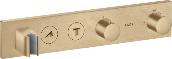 AXOR SHOWERCOLLECTION BANYO BATARYASI TERMOSTATIK MODUL SELECT 2 CIKIS 460/90 FIRCALANMIS BRONZ 18355140