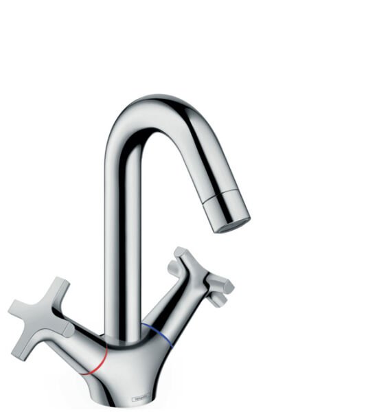 HANSGROHE LOGIS IKI KOLLU LAVABO BATARYASI KROM 71271000