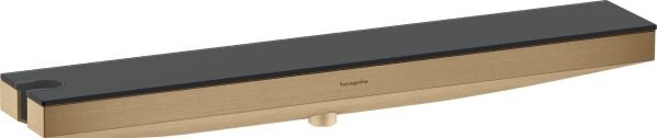 HANSGROHE RAINFINITY PORTER DUVARDAN 500 DUS ASKISI VE SOL DUS RAFI ILE MAT BRONZ 26843140