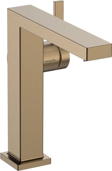 HANSGROHE TECTURIS S TEK KOLLU LAVABO BATARYASI 150 FINE COOLSTART ECOSMART BAS AC KUMANDALI MAT BRONZ 73040140