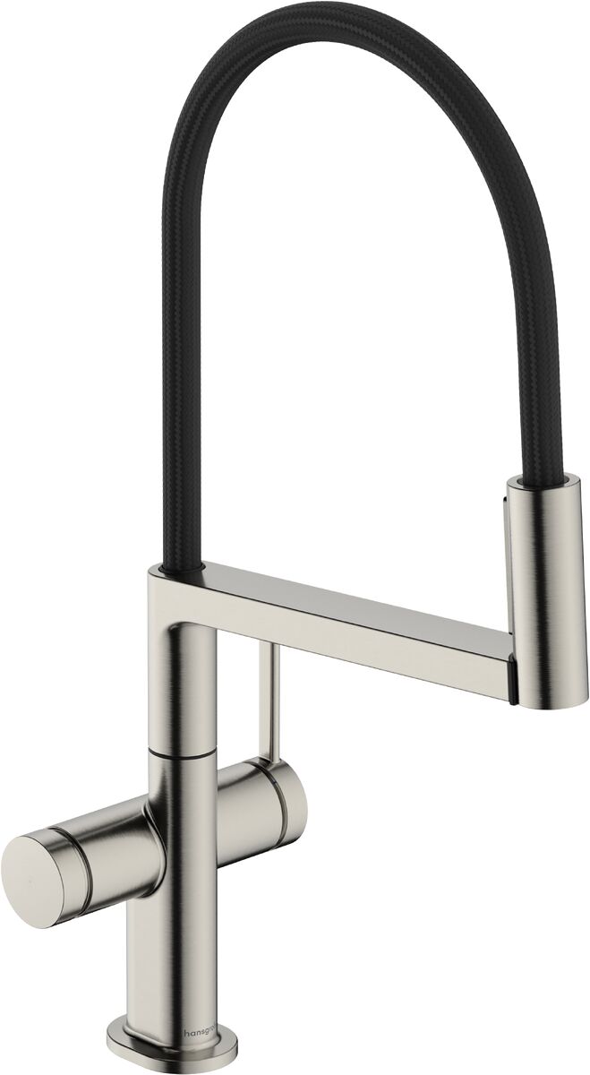 HANSGROHE TALIS M54 EVIYE BATARYASI TEK KOLLU SEMI-PRO  3JET PASLANMAZ CELIK 72861800