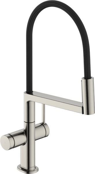 HANSGROHE TALIS M54 EVIYE BATARYASI TEK KOLLU SEMI-PRO  3JET PASLANMAZ CELIK 72861800