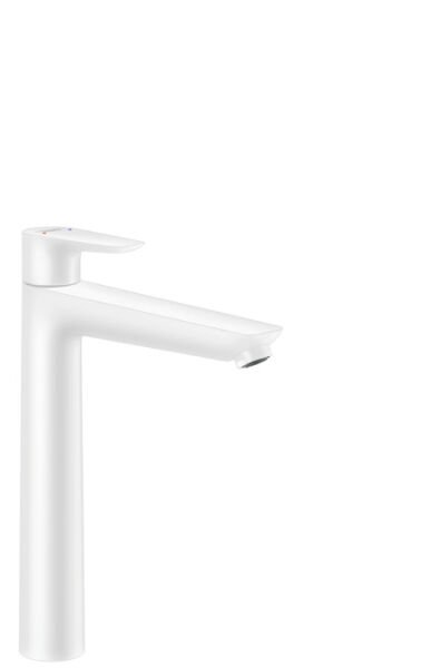 HANSGROHE TALIS E TEK KOLLU LAVABO BATARYASI 240MM KUMANDALI MAT BEYAZ 71716700