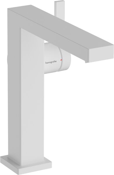 HANSGROHE TECTURIS S TEK KOLLU LAVABO BATARYASI 150 FINE COOLSTART ECOSMART BAS AC KUMANDALI SATIN BEYAZ 73040700