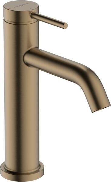 HANSGROHE TECTURIS S TEK KOLLU LAVABO BATARYASI 110 FINE COOLSTART KUMANDALI MAT BRONZ 73314140
