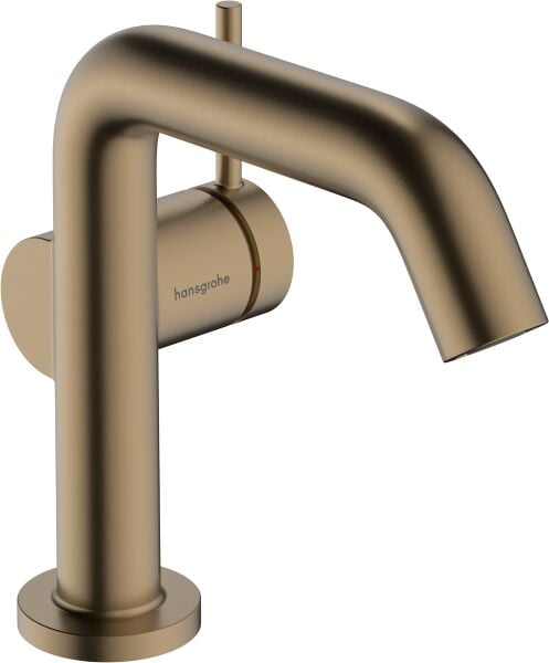 HANSGROHE TECTURIS S TEK KOLLU LAVABO BATARYASI 110 FINE COOLSTART ECOSMART GIDER SETI ILE MAT BRONZ 73322140