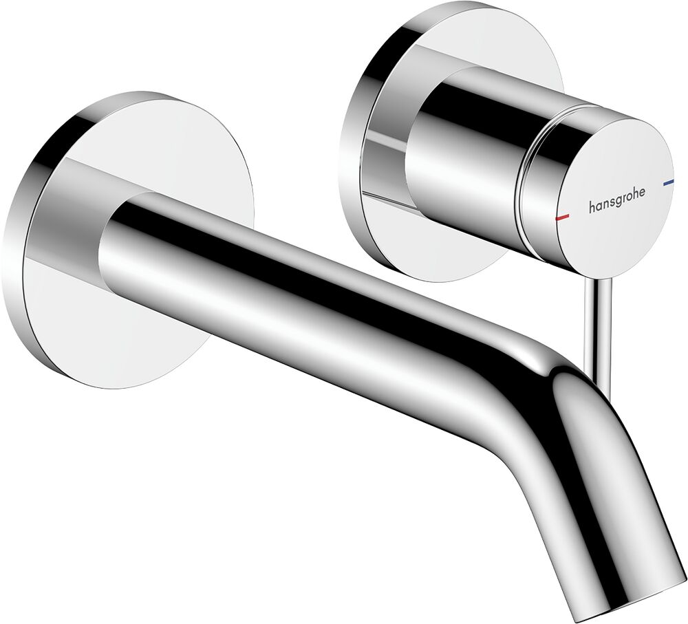 HANSGROHE TECTURIS S TEK KOLLU LAVABO BATARYASI ANKASTRE 16,50 CM GAGA ECOSMART KROM 73350000