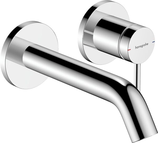 HANSGROHE TECTURIS S TEK KOLLU LAVABO BATARYASI ANKASTRE 16,50 CM GAGA ECOSMART KROM 73350000