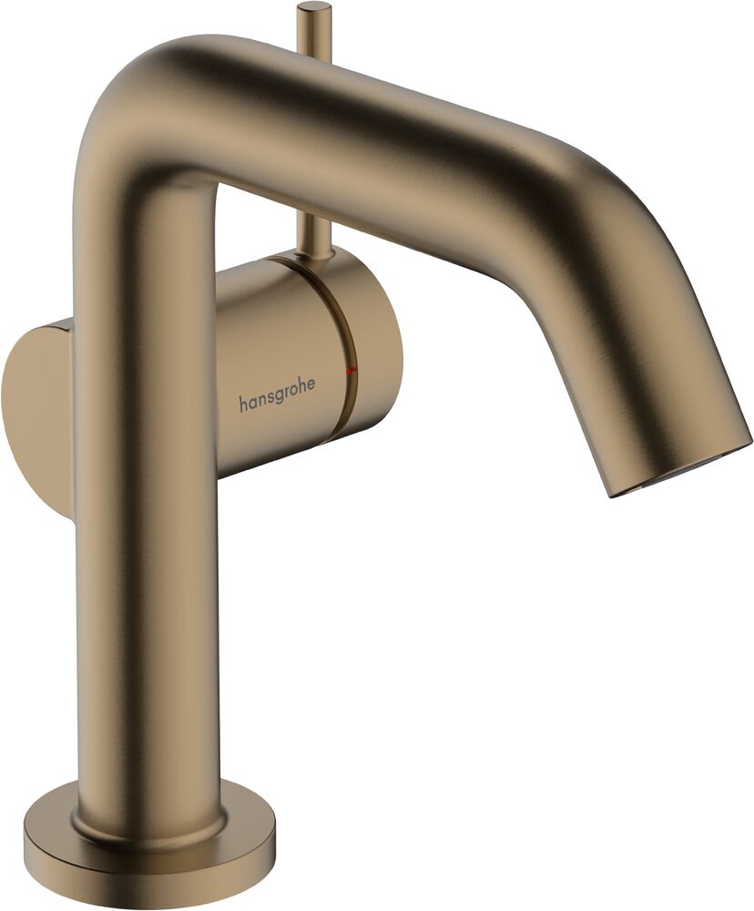 HANSGROHE TECTURIS S TEK KOLLU LAVABO BATARYASI 110 COOLSTART ECOSMART KUMANDASIZ  MAT BRONZ  73321140