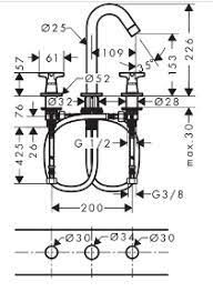 HANSGROHE LOGIS 3-DELIKLI LAVABO BATARYASI KROM 71323000