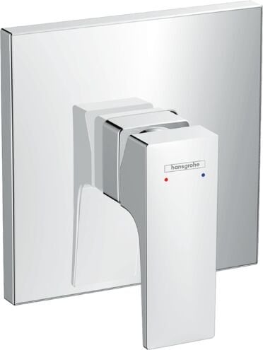 HANSGROHE METROPOL TEK KOLLU DUS BATARYASI ANKASTRE CUBUK VOLAN ILE KROM 32565000