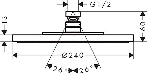AXOR STARCK TEPE DUSU PLATE 24 MAT NIKEL 28494820