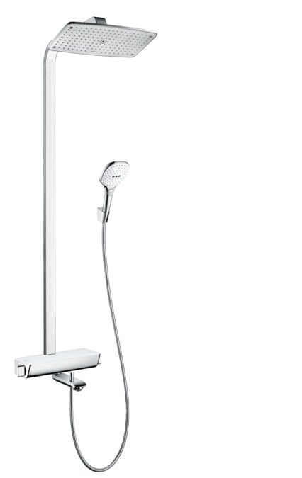 HANSGROHE RAINDANCE E DUS KOLONU 360 1JET BANYO TERMOSTAT ILE BEYAZ/KROM 27113400