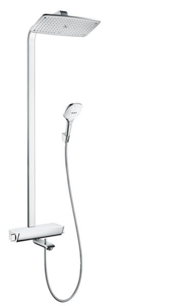 HANSGROHE RAINDANCE E DUS KOLONU 360 1JET BANYO TERMOSTAT ILE BEYAZ/KROM 27113400