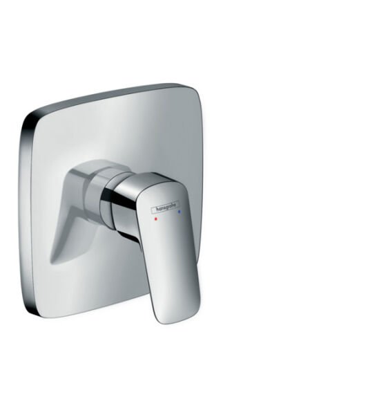 HANSGROHE LOGIS TEK KOLLU DUS BATARYASI ANKASTRE KROM 71605000