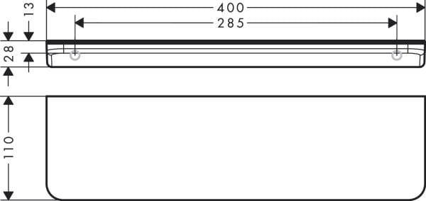 AXOR UNIVERSAL RAF 400 MAT NIKEL 42844820