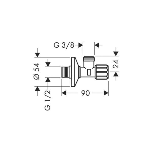 HANSGROHE UNIVERSAL ARA MUSLUK MIKROFILTRE ILE G 3/8 CIKIS KROM 13904000