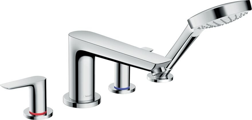 HANSGROHE TALIS E KUVET KENARI BATARYASI 4-DELIKLI KROM 71748000
