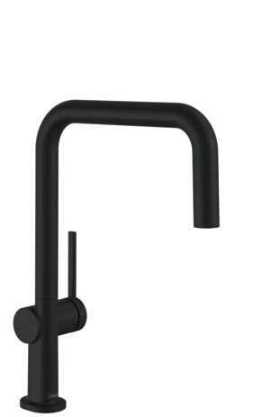 HANSGROHE TALIS M54 EVIYE BATARYASI TEK KOLLU U 220 1JET MAT SIYAH 72806670