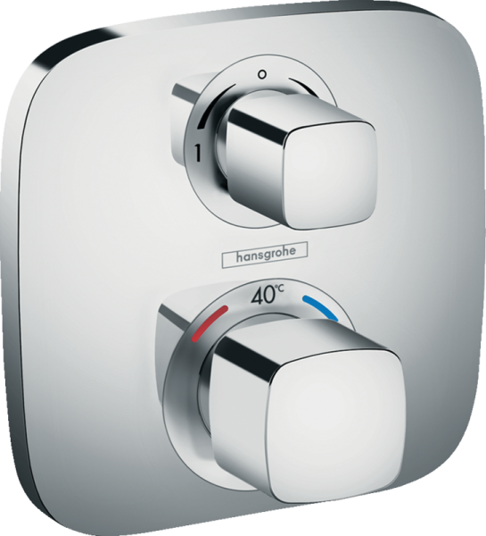 HANSGROHE ECOSTAT E BANYO BATARYASI TERMOSTAT 2 CIKIS ICIN KROM 15708000