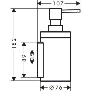 AXOR UNIVERSAL SIVI SABUNLUK MAT NIKEL 42810820