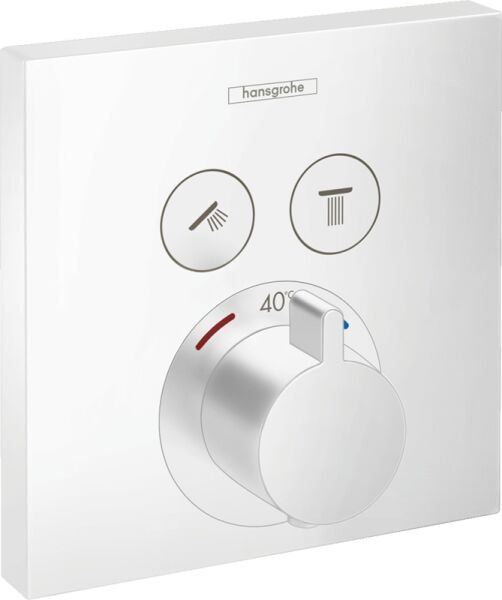 HANSGROHE SHOWERSELECT BANYO BATARYASI TERMOSTATIK 2 CIKIS SATIN BEYAZ 15763700