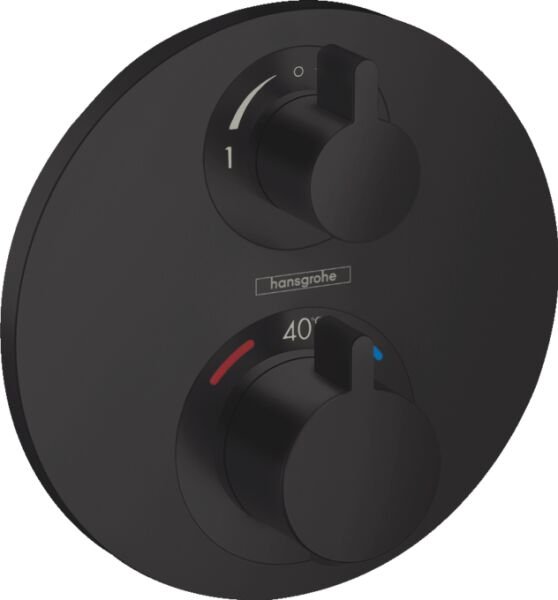HANSGROHE ECOSTAT ECOSTAT S BANYO BATARYASI TERMOSTATIK 2 CIKIS SATIN SIYAH 15758670