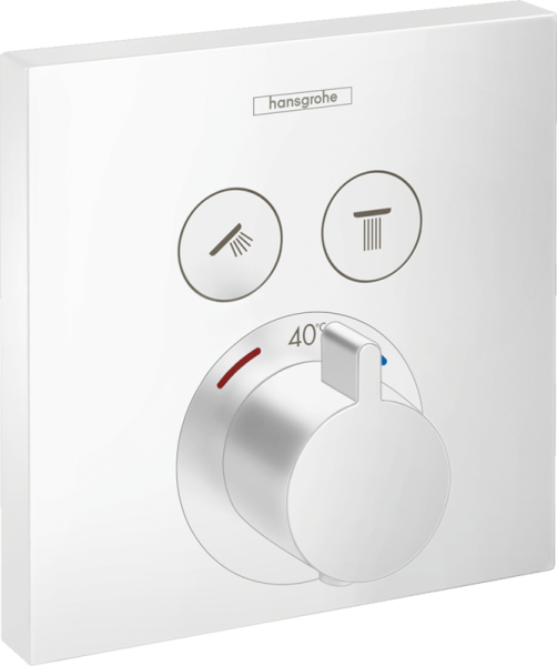 HANSGROHE SHOWERSELECT BANYO BATARYASI TERMOSTATIK 2 CIKIS SATIN BEYAZ 15763700
