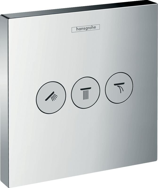 HANSGROHE SHOWERSELECT BANYO BATARYASI TERMOSTATIK 3 CIKIS ICIN KROM 15764000