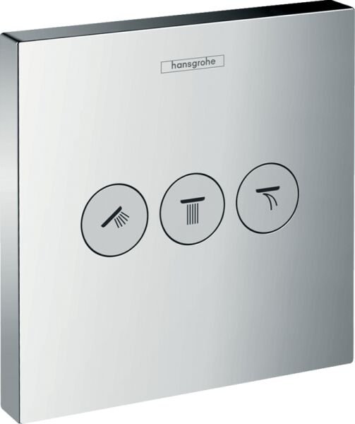 HANSGROHE SHOWERSELECT BANYO BATARYASI TERMOSTATIK 3 CIKIS ICIN KROM 15764000