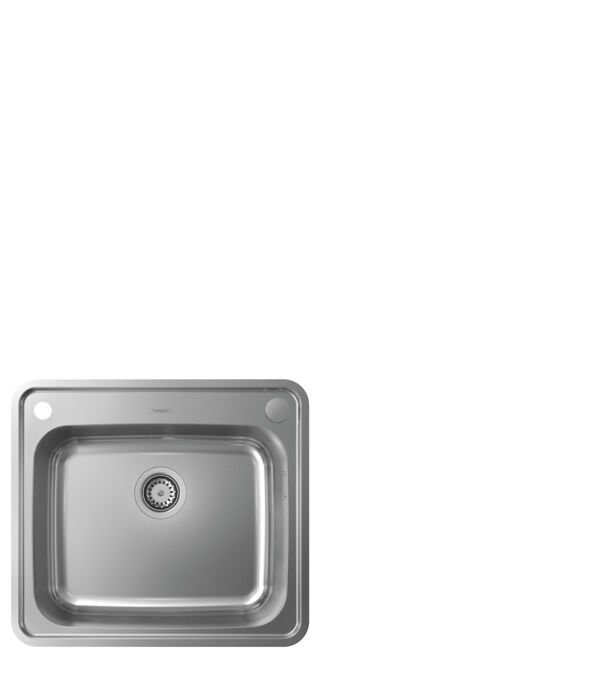 HANSGROHE S412-F500 EVIYE GOMME 500/400 CELIK 43336800