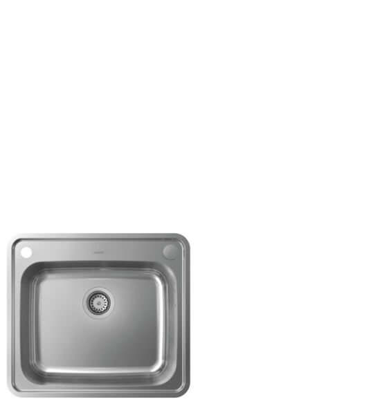 HANSGROHE S412-F500 EVIYE GOMME 500/400 CELIK 43336800