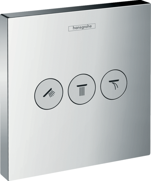 HANSGROHE SHOWERSELECT BANYO BATARYASI TERMOSTATIK 3 CIKIS ICIN KROM 15764000