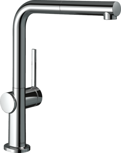 HANSGROHE TALIS M54 EVIYE BATARYASI TEK KOLLU 1JET SBOX KROM 72809000
