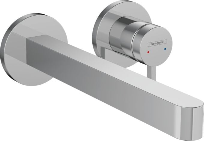 HANSGROHE FINORIS TEK KOLLU LAVABO BATARYASI ANKASTRE DUVARA MONTE 22.8 CM GAGA ILE KROM 76050000