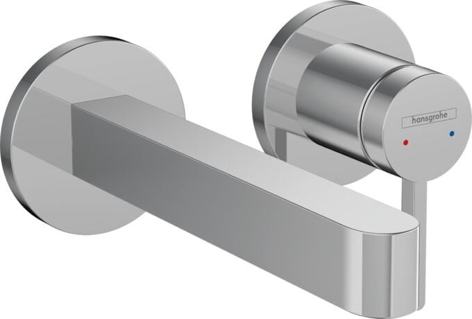 HANSGROHE FINORIS TEK KOLLU LAVABO BATARYASI ANKASTRE DUVARA MONTE 16.8 CM GAGA ILE KROM 76051000