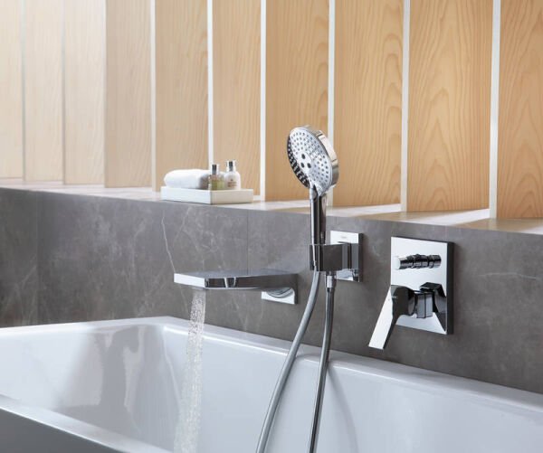 HANSGROHE METROPOL TEK KOLLU BANYO BATARYASI CUBUK VOLAN ILE KROM 32545000