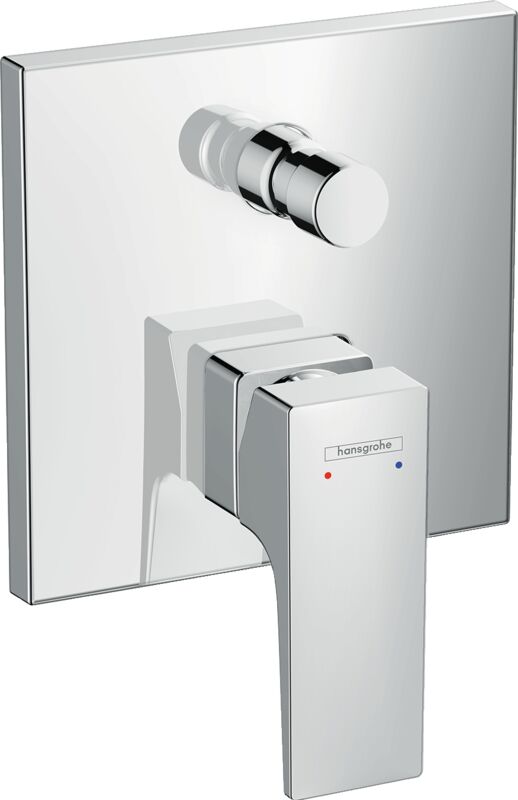 HANSGROHE METROPOL TEK KOLLU BANYO BATARYASI CUBUK VOLAN ILE KROM 32545000