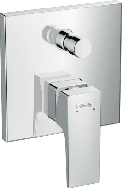 HANSGROHE METROPOL TEK KOLLU BANYO BATARYASI CUBUK VOLAN ILE KROM 32545000
