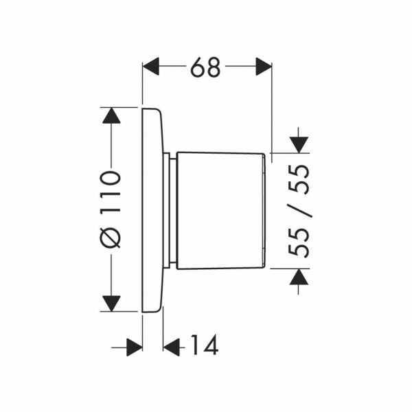 HANSGROHE METRIS BANYO BATARYASI TRIO/QUATTRO YONLENDIRICI KROM 31634000