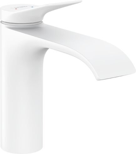 HANSGROHE VIVENIS TEK KOLLU LAVABO BATARYASIT 110 SATIN BEYAZ 75020700
