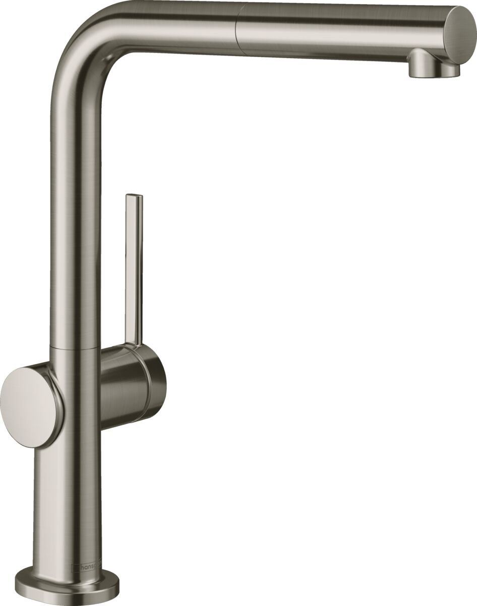 HANSGROHE TALIS M54 EVIYE BATARYASI TEK KOLLU 270 CEKILEBILIR GAGA 1JET PASLANMAZ CELIK 72808800