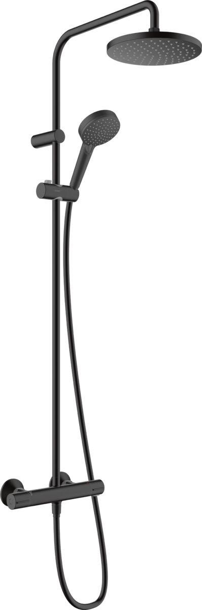 HANSGROHE VERNIS BLEND DUS KOLONU 200 1 JET TERMOSTATLI MAT SIYAH 26276670