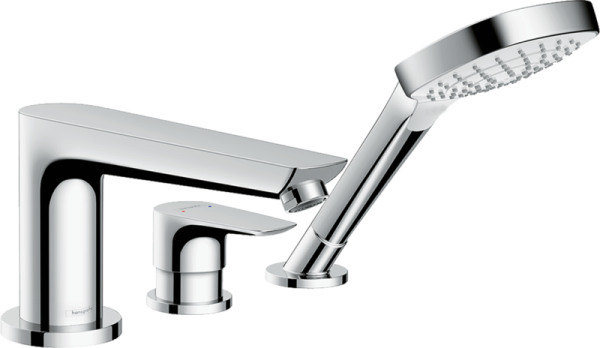 HANSGROHE TALIS E KUVET KENARI BATARYASI 3-DELIKLI KROM 71731000