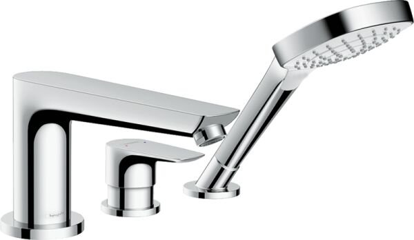 HANSGROHE TALIS E KUVET KENARI BATARYASI 3-DELIKLI KROM 71731000