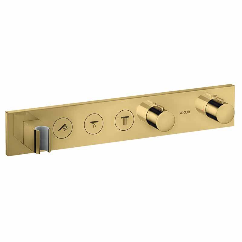 AXOR SHOWERCOLLECTION BANYO BATARYASI TERMOSTATIK MODUL SELECT 3 CIKIS 530/90 ALTIN 18356990