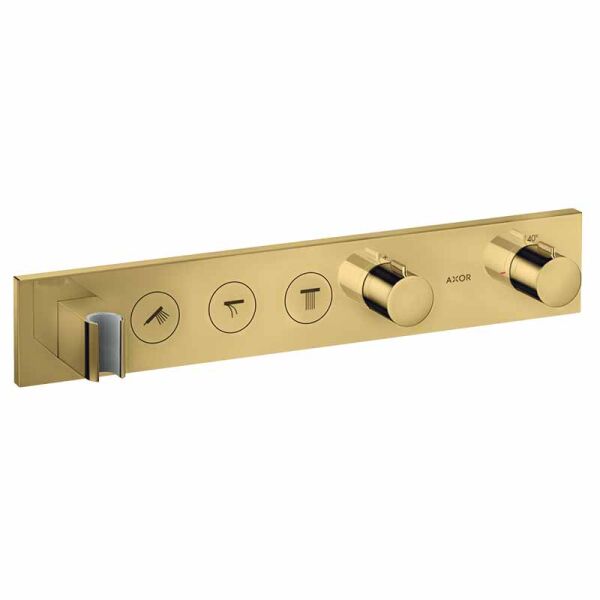 AXOR SHOWERCOLLECTION BANYO BATARYASI TERMOSTATIK MODUL SELECT 3 CIKIS 530/90 ALTIN 18356990